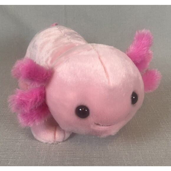 BUILD A BEAR Online Exclusive Pink AXOLOTL 18" Stuffed Animal Plush Toy BAB - Picture 1 of 9